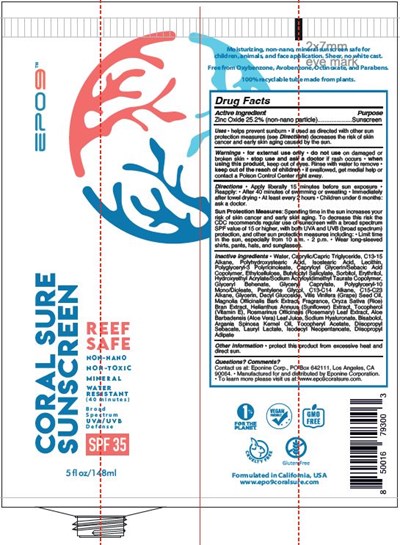 01b LBL_EPO9_Coral Sure Sunscreen_148mL.jpg 01b LBL_EPO9_Coral Sure Sunscreen_148mL - 01b LBL EPO9 Coral Sure Sunscreen 148mL